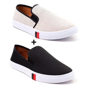 Kit 2 Tênis Iate Slip On